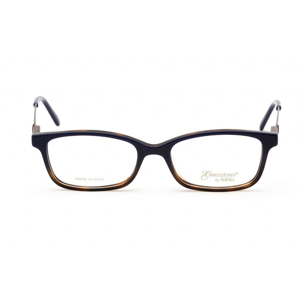 Emozioni 4050 Eyeglasses Havana Blue Brown / Clear Lens-AmbrogioShoes