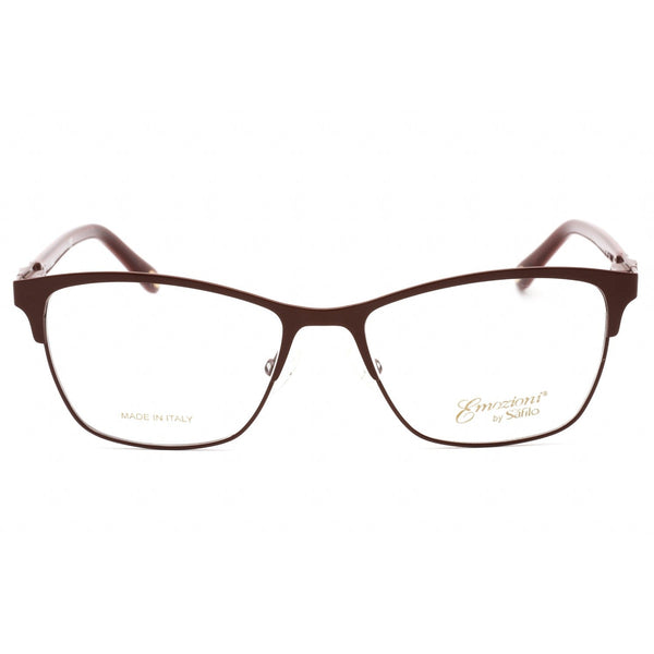 Emozioni EM 4392 Eyeglasses BURGUNDY/Clear demo lens-AmbrogioShoes