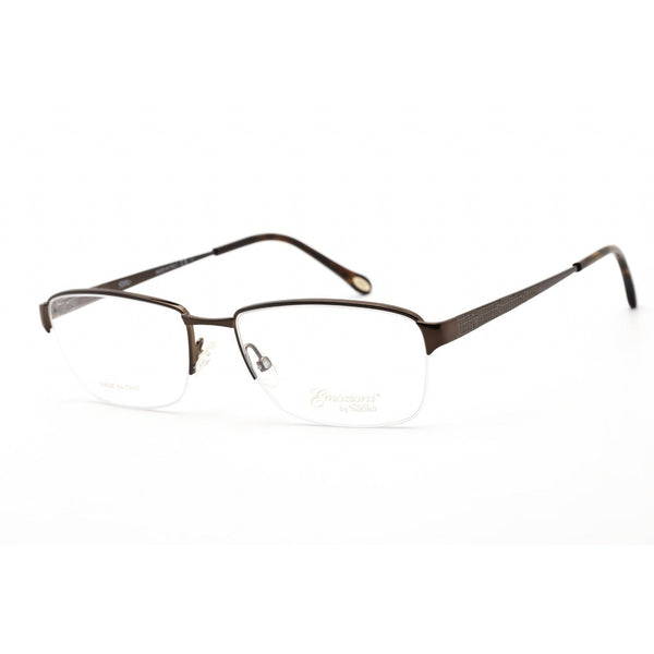 Emozioni EM 4405 Eyeglasses Dark Brown / Clear Lens-AmbrogioShoes
