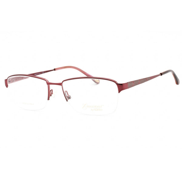 Emozioni EM 4405 Eyeglasses PLUM BURGUNDY/Clear demo lens-AmbrogioShoes
