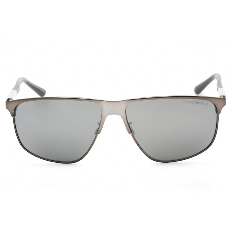 Emporio Armani 0EA2094 Sunglasses Matte Gunmetal/Grey Mirror Silver Unisex-AmbrogioShoes