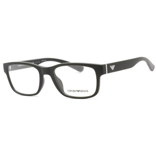 Emporio Armani 0EA3201U Eyeglasses Matte Grey/Clear demo lens-AmbrogioShoes