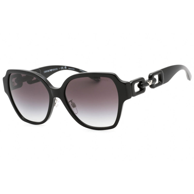 Emporio Armani 0EA4202F Sunglasses Black / Grey Gradient Women's-AmbrogioShoes