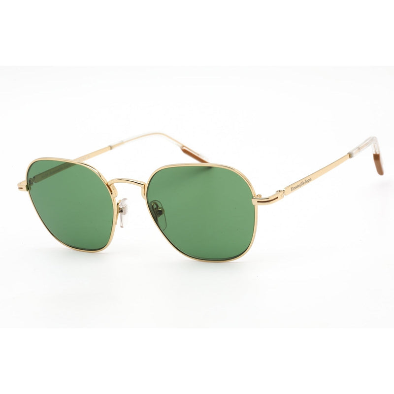 Ermenegildo Zegna EZ0174 Sunglasses Shiny Gold / Green-AmbrogioShoes