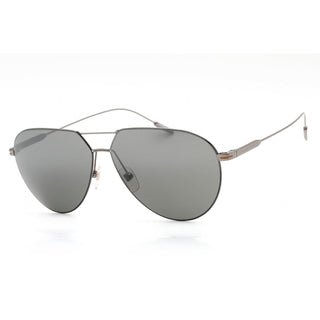 Ermenegildo Zegna EZ0185 Sunglasses Shiny Gunmetal / Smoke Mirror-AmbrogioShoes
