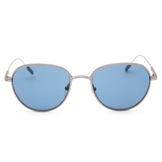 Ermenegildo Zegna EZ0208 Sunglasses Matte Light Ruthenium / Blue-AmbrogioShoes