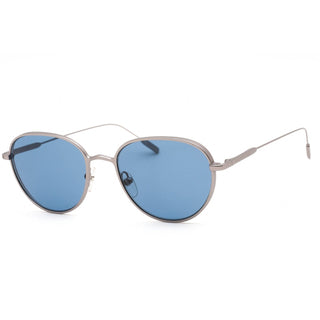 Ermenegildo Zegna EZ0208 Sunglasses Matte Light Ruthenium / Blue-AmbrogioShoes