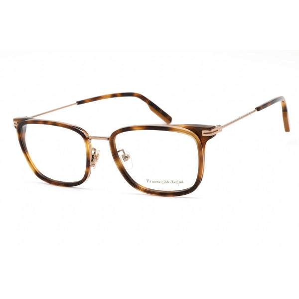 Ermenegildo Zegna EZ5178-D Eyeglasses Shiny Classic Havana / Clear Lens-AmbrogioShoes
