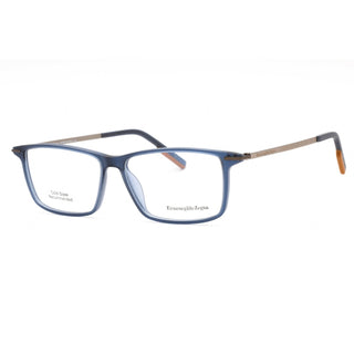 Ermenegildo Zegna EZ5204 Eyeglasses Shiny blue/Clear demo lens-AmbrogioShoes