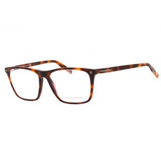 Ermenegildo Zegna EZ5215 Eyeglasses Dark Havana/Clear demo lens-AmbrogioShoes