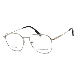 Ermenegildo Zegna EZ5241 Eyeglasses Matte Dark Nickeltin / Clear Lens-AmbrogioShoes
