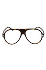 052 - dark havana/Clear/Blue-light block lens