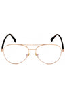 028 - Shiny Rose Gold / Clear Lens