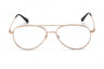 028 - Shiny Rose Gold / clear/blue-light block lens