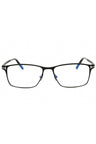 009 - matte gunmetal/clear/blue-light block lens