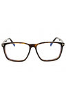 052 - dark havana/clear/blue-light block lens