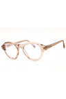 045 - shiny light brown / clear/blue-light block lens