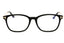 001 - shiny black/clear/blue-light block lens