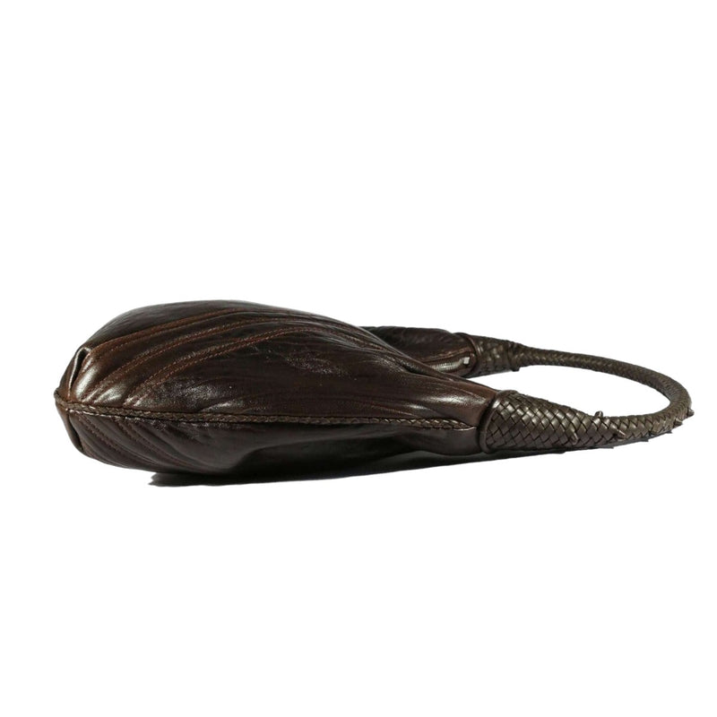 Fendi Hobo handbag Hobo Spy Nappa 8BR518 Dak Brown (FF1526)-AmbrogioShoes