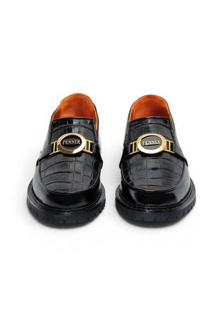 Fennix Brant Alligator & Leather Loafer