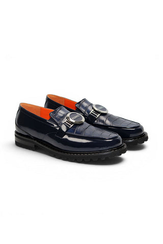 Fennix Brant Alligator & Leather Loafer