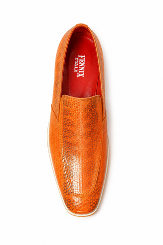 Fennix Daniel Genuine Eel-Skin Slip-on Loafers (FXS2600)-AmbrogioShoes