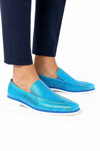 Fennix Daniel Genuine Eel-Skin Slip-on Loafers (FXS2600)-AmbrogioShoes