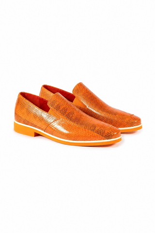 Fennix Daniel Genuine Eel-Skin Slip-on Loafers (FXS2600)-AmbrogioShoes