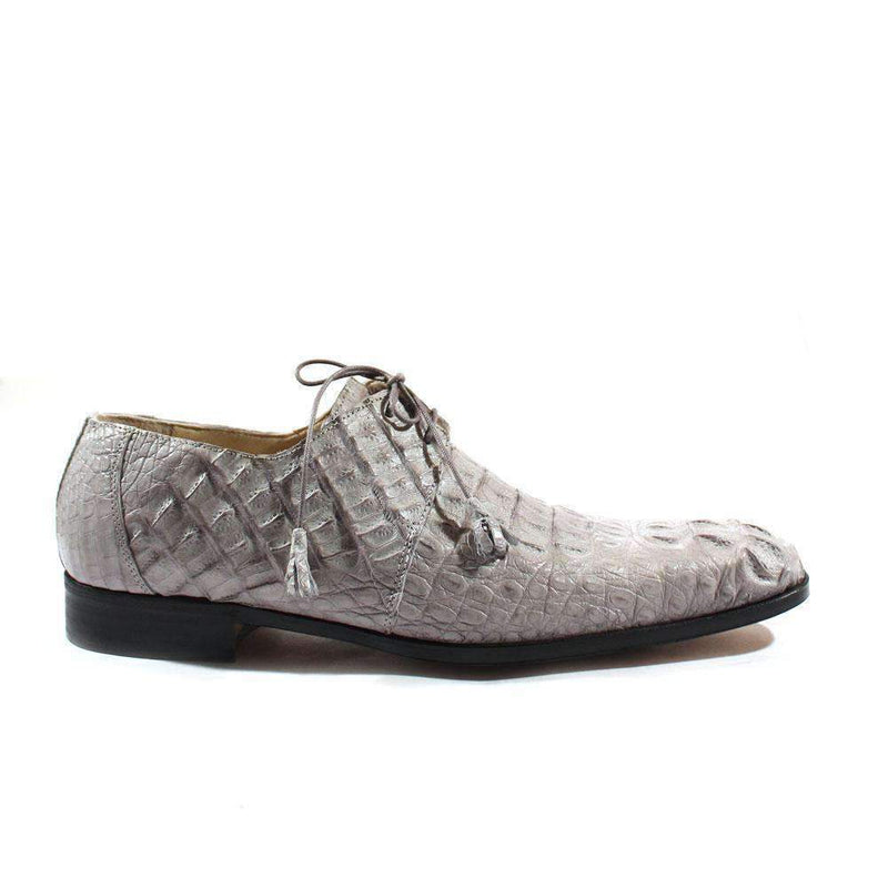 Fennix Shoes Mens Shoes Exotic Hornback Crocodile Platino Oxfords (FX100)-AmbrogioShoes