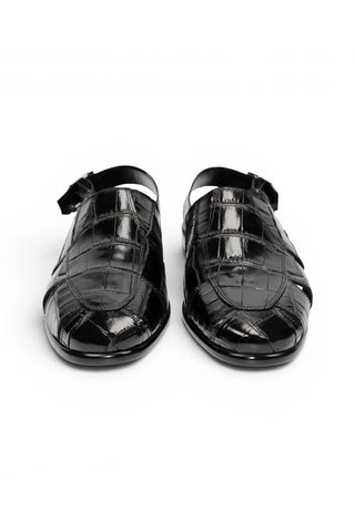 Fennix F131 Men’s Shoes Exotic Alligator Skin Sandal