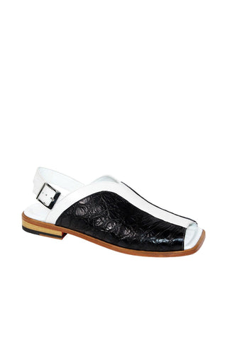 Fennix FX127 Alligator & Leather Sandal-AmbrogioShoes
