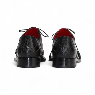 Fennix Frank Men's Shoes Alligator Skin & Calf-Skin Leather Derby (FX1118)-AmbrogioShoes