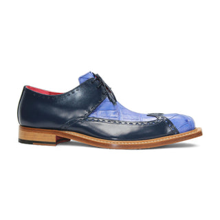 Fennix Harry Men's Shoes Exotic Alligator Skin & Calf-Skin Leather Derby (FX1156)-AmbrogioShoes