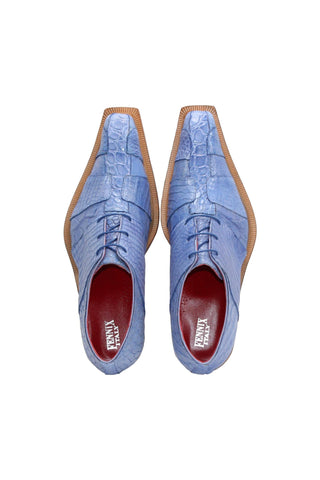 Fennix Kingston Alligator Skin Derby (FX1141)-AmbrogioShoes