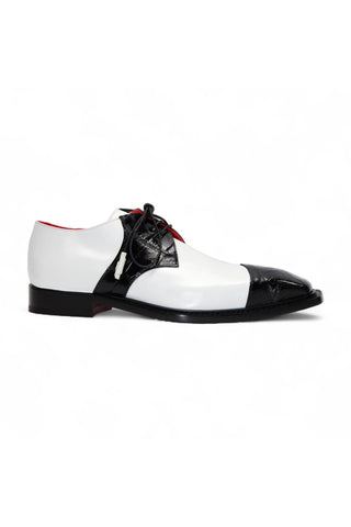 Fennix Landon 2 Alligator Skin & Calf-Skin Leather Derby (FX1160)-AmbrogioShoes