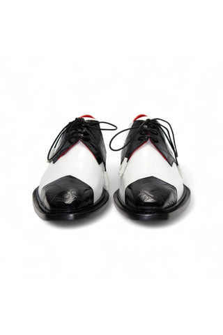 Fennix Landon 2 Alligator Skin & Calf-Skin Leather Derby (FX1160)-AmbrogioShoes