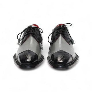 Fennix Landon 2 Men's Shoes Alligator Skin & Calf-Skin Leather Derby (FX1160)-AmbrogioShoes