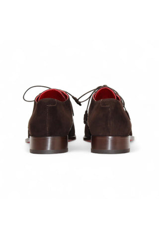 Fennix Landon Alligator Skin & Suede Derby (FX1032)-AmbrogioShoes