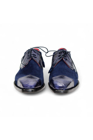 Fennix Landon Alligator & Suede Derby (FX1032)-AmbrogioShoes