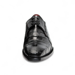 Fennix Logan Men's Shoes Alligator Skin Derby (FX1035)-AmbrogioShoes