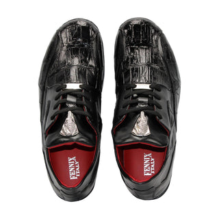 Fennix Mason Men's Shoes Alligator Skin & Calf-Skin Leather Sneaker (FX1040)-AmbrogioShoes