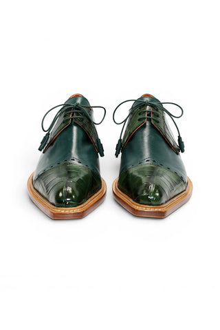 Fennix Max Alligator & Leather Derby-AmbrogioShoes