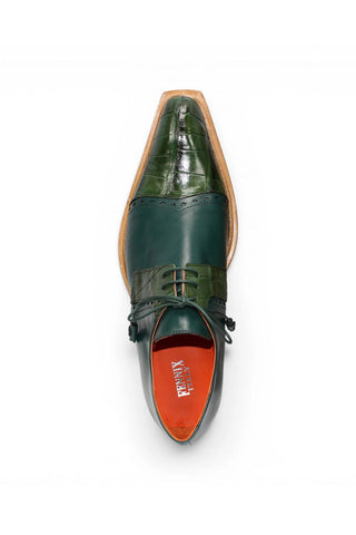Fennix Max Alligator & Leather Derby-AmbrogioShoes