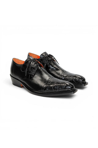 Fennix Max Alligator & Leather Derby-AmbrogioShoes