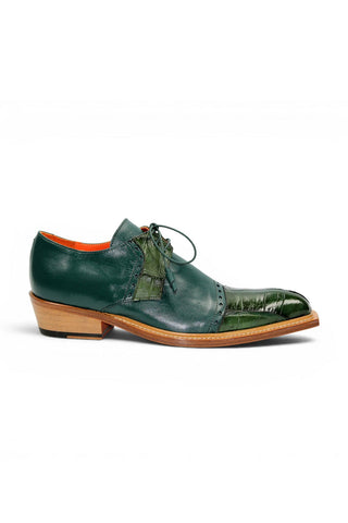 Fennix Max Alligator & Leather Derby-AmbrogioShoes