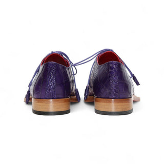 Fennix Rowan Men's Shoes Alligator Skin Derby (FX1162)-AmbrogioShoes