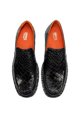Fennix Seth Crocodile Loafer-AmbrogioShoes