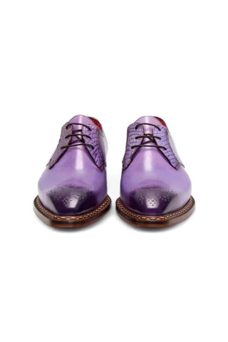 Fennix Tyler Alligator & Leather Derby-AmbrogioShoes