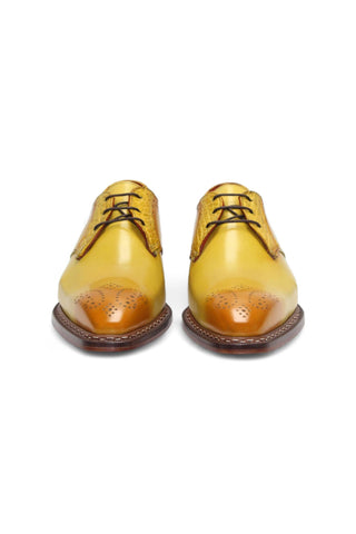 Fennix Tyler Alligator & Leather Derby-AmbrogioShoes