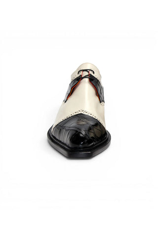 Fennix Victor Alligator & Leather Derby-AmbrogioShoes